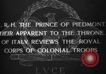 Image of Prince of Piedmont Italy, 1929, second 6 stock footage video 65675043283