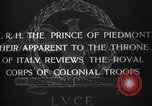 Image of Prince of Piedmont Italy, 1929, second 7 stock footage video 65675043283
