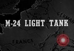 Image of United States M-24 Chaffee tank Germany, 1945, second 4 stock footage video 65675043291