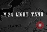 Image of United States M-24 Chaffee tank Germany, 1945, second 5 stock footage video 65675043291