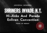 Image of The Shriners parade New York City USA, 1964, second 5 stock footage video 65675043298