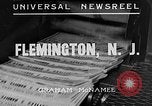 Immagine di Bruno Richard Hauptmann sul banco di prova Flemington New Jersey USA, 1935, secondo 30 filmato di repertorio 65675043301