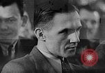 Immagine di Bruno Richard Hauptmann sul banco di prova Flemington New Jersey USA, 1935, secondo 47 filmato di repertorio 65675043301