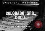 Standbild überfluteten Stadt Colorado Springs Colorado USA, 1935, aus Sekunde 3 historischem Filmmaterial Videoclip 65675043314