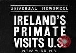 Image of Cardinal MacRory New York United States USA, 1935, second 1 stock footage video 65675043329