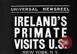 Image of Cardinal MacRory New York United States USA, 1935, second 3 stock footage video 65675043329