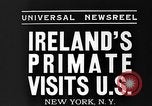 Image of Cardinal MacRory New York United States USA, 1935, second 5 stock footage video 65675043329