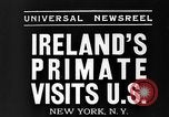 Image of Cardinal MacRory New York United States USA, 1935, second 7 stock footage video 65675043329