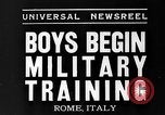 Standbild Jugend Ausbildung Rom Italien, 1935, aus Sekunde 3 historischem Filmmaterial Videoclip 65675043333