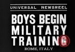 Standbild Jugend Ausbildung Rom Italien, 1935, aus Sekunde 4 historischem Filmmaterial Videoclip 65675043333