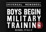 Standbild Jugend Ausbildung Rom Italien, 1935, aus Sekunde 5 historischem Filmmaterial Videoclip 65675043333