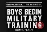 Standbild Jugend Ausbildung Rom Italien, 1935, aus Sekunde 6 historischem Filmmaterial Videoclip 65675043333