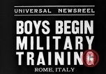 Standbild Jugend Ausbildung Rom Italien, 1935, aus Sekunde 7 historischem Filmmaterial Videoclip 65675043333