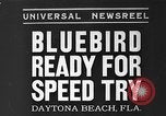 Standbild Sir Malcolm Campbell Daytona Beach Florida USA, 1935, aus Sekunde 1 historischem Filmmaterial Videoclip 65675043335