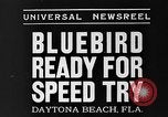 Standbild Sir Malcolm Campbell Daytona Beach Florida USA, 1935, aus Sekunde 4 historischem Filmmaterial Videoclip 65675043335