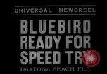 Standbild Sir Malcolm Campbell Daytona Beach Florida USA, 1935, aus Sekunde 8 historischem Filmmaterial Videoclip 65675043335