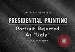 Standbild Präsident Johnson's Portrait Washington DC USA, 1967, aus Sekunde 16 historischem Filmmaterial Videoclip 65675043336
