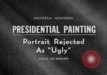 Standbild Präsident Johnson's Portrait Washington DC USA, 1967, aus Sekunde 17 historischem Filmmaterial Videoclip 65675043336