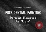 Standbild Präsident Johnson's Portrait Washington DC USA, 1967, aus Sekunde 18 historischem Filmmaterial Videoclip 65675043336