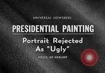 Standbild Präsident Johnson's Portrait Washington DC USA, 1967, aus Sekunde 19 historischem Filmmaterial Videoclip 65675043336