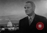 Standbild Präsident Johnson's Portrait Washington DC USA, 1967, aus Sekunde 27 historischem Filmmaterial Videoclip 65675043336