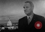 Standbild Präsident Johnson's Portrait Washington DC USA, 1967, aus Sekunde 28 historischem Filmmaterial Videoclip 65675043336