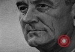 Standbild Präsident Johnson's Portrait Washington DC USA, 1967, aus Sekunde 39 historischem Filmmaterial Videoclip 65675043336