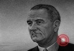 Standbild Präsident Johnson's Portrait Washington DC USA, 1967, aus Sekunde 43 historischem Filmmaterial Videoclip 65675043336