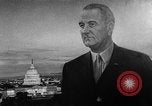 Standbild Präsident Johnson's Portrait Washington DC USA, 1967, aus Sekunde 46 historischem Filmmaterial Videoclip 65675043336