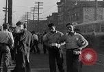 Image travailleurs grève du chantier naval de fin Camden New Jersey USA, 1935, de la seconde 18 séquences d'archives historiques vidéo 65675043348
