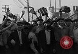 Image travailleurs grève du chantier naval de fin Camden New Jersey USA, 1935, de la seconde 44 séquences d'archives historiques vidéo 65675043348