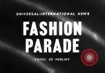 Immagine di Sfilata di moda New York United States USA, 1958, secondo 1 filmato di repertorio 65675043360