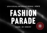 Immagine di Sfilata di moda New York United States USA, 1958, secondo 4 filmato di repertorio 65675043360