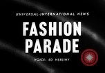 Immagine di Sfilata di moda New York United States USA, 1958, secondo 5 filmato di repertorio 65675043360