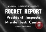 Standbild Präsident Dwight D Eisenhower Cape Canaveral Florida USA, 1960, aus Sekunde 16 historischem Filmmaterial Videoclip 65675043364