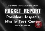 Standbild Präsident Dwight D Eisenhower Cape Canaveral Florida USA, 1960, aus Sekunde 19 historischem Filmmaterial Videoclip 65675043364