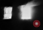 Image of Rug factory on fire Los Angeles California USA, 1955, second 27 stock footage video 65675043377