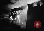 Image of Rug factory on fire Los Angeles California USA, 1955, second 35 stock footage video 65675043377