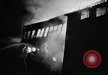 Image of Rug factory on fire Los Angeles California USA, 1955, second 36 stock footage video 65675043377