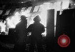 Image of Rug factory on fire Los Angeles California USA, 1955, second 37 stock footage video 65675043377