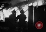 Image of Rug factory on fire Los Angeles California USA, 1955, second 39 stock footage video 65675043377