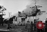 Image of Rug factory on fire Los Angeles California USA, 1955, second 42 stock footage video 65675043377