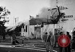 Image of Rug factory on fire Los Angeles California USA, 1955, second 45 stock footage video 65675043377