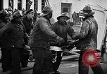 Image of Rug factory on fire Los Angeles California USA, 1955, second 56 stock footage video 65675043377