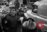 Image of Rug factory on fire Los Angeles California USA, 1955, second 60 stock footage video 65675043377