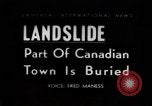 Image of Landslide Nicolet Quebec, 1955, second 1 stock footage video 65675043378