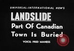 Image of Landslide Nicolet Quebec, 1955, second 3 stock footage video 65675043378