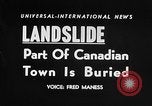 Image of Landslide Nicolet Quebec, 1955, second 4 stock footage video 65675043378