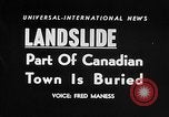 Image of Landslide Nicolet Quebec, 1955, second 5 stock footage video 65675043378
