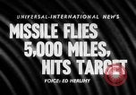 Image of Supersonic Missile Florida United States USA, 1957, second 15 stock footage video 65675043384